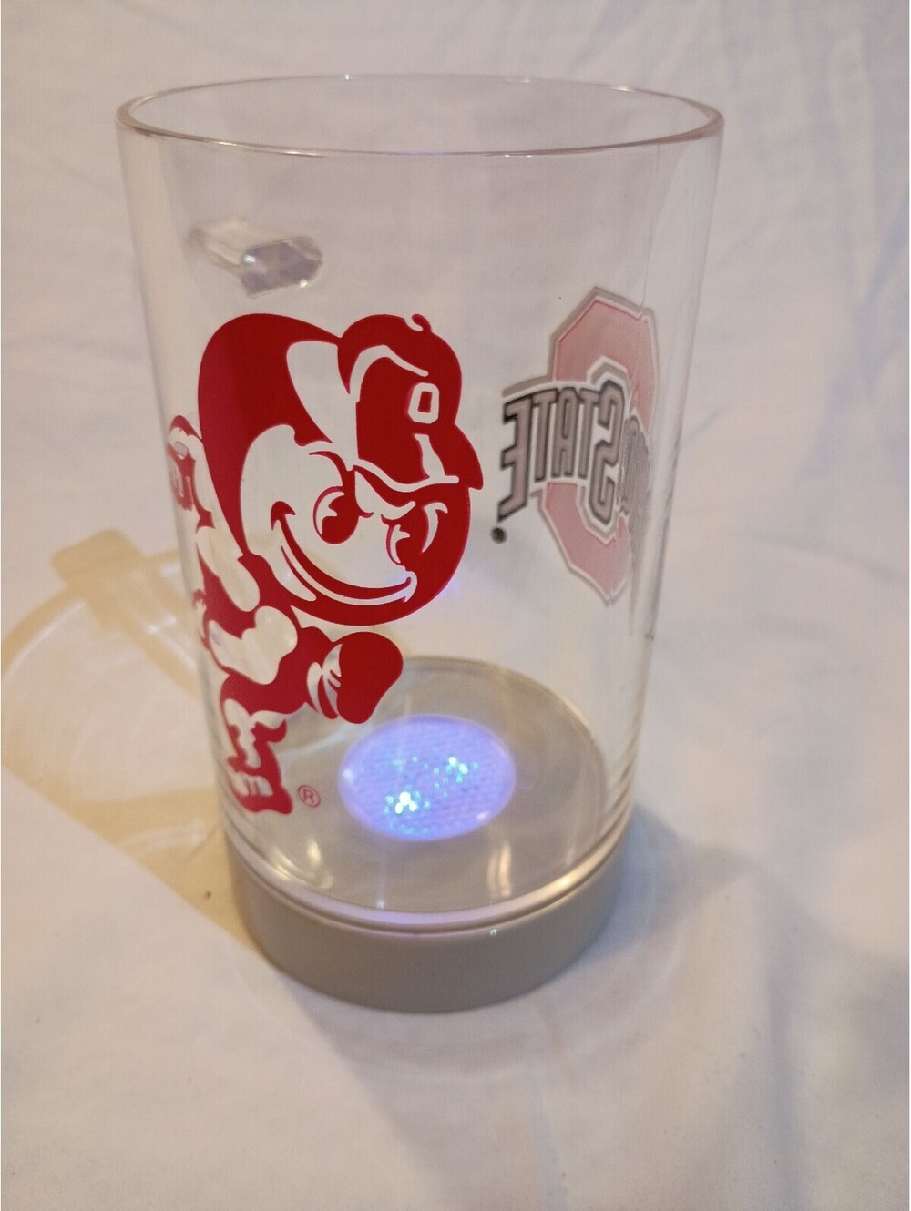 Ohio State Buckeyes Light-Up Glass Beer Mug